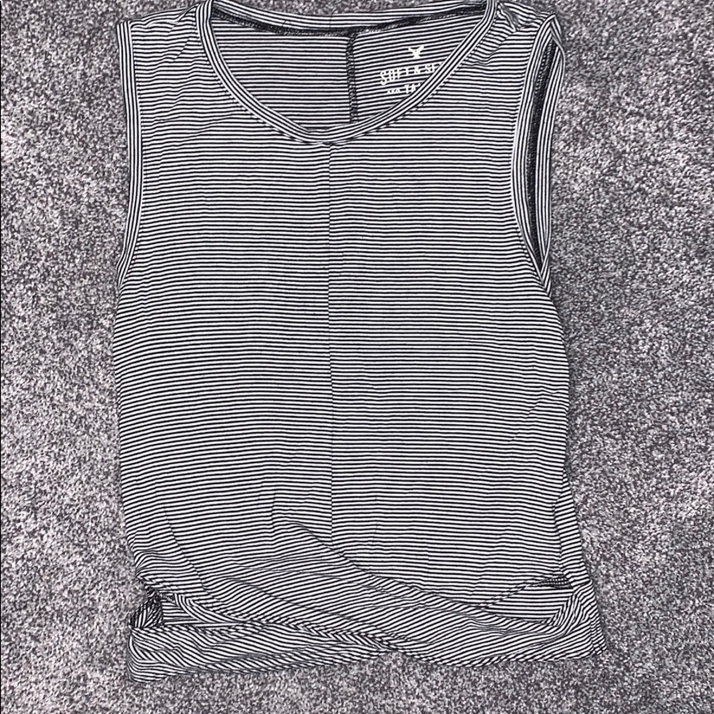 American eagle striped tank top